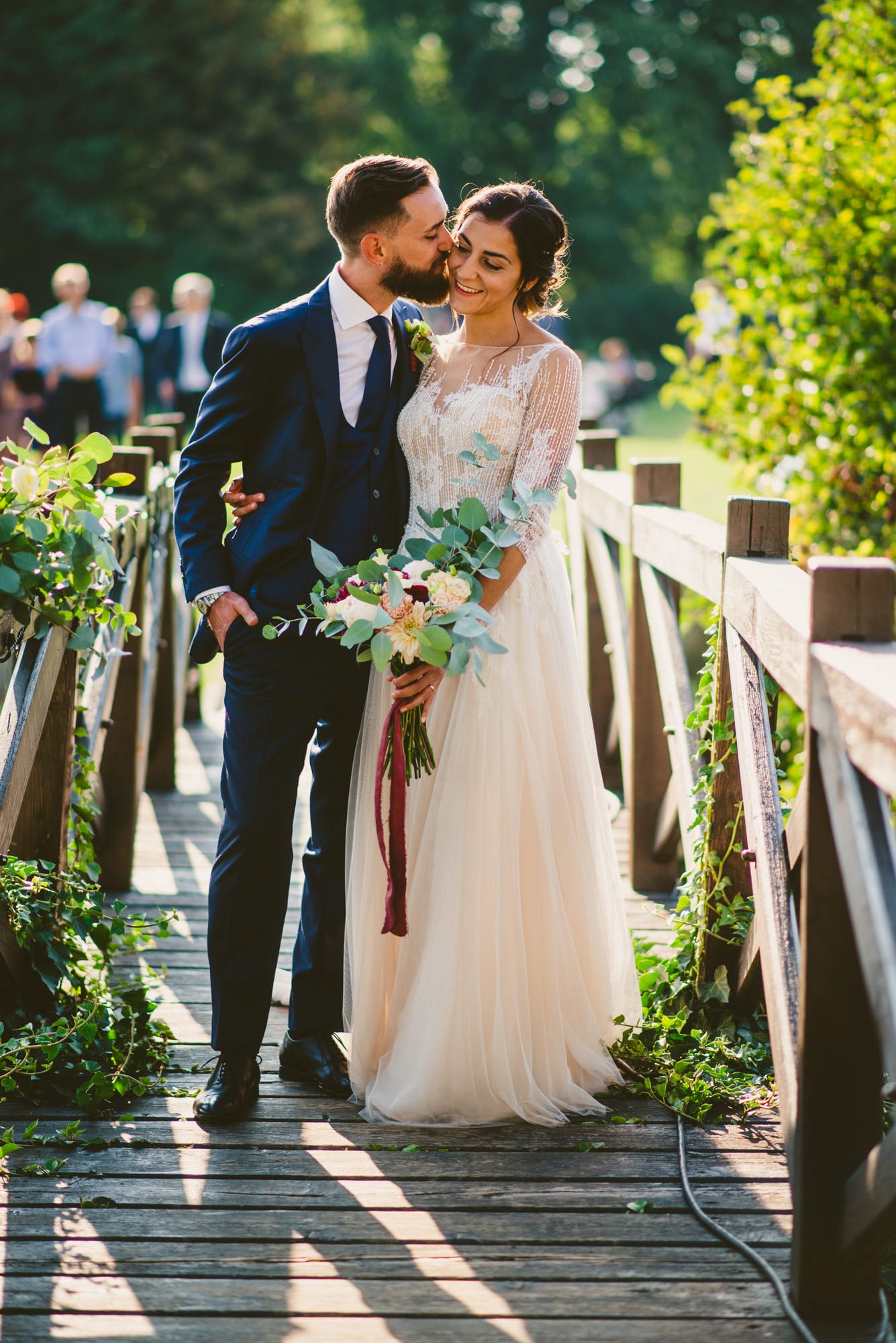 Raffinato Matrimonio Castello Cernusco Lombardone ritratto sposi