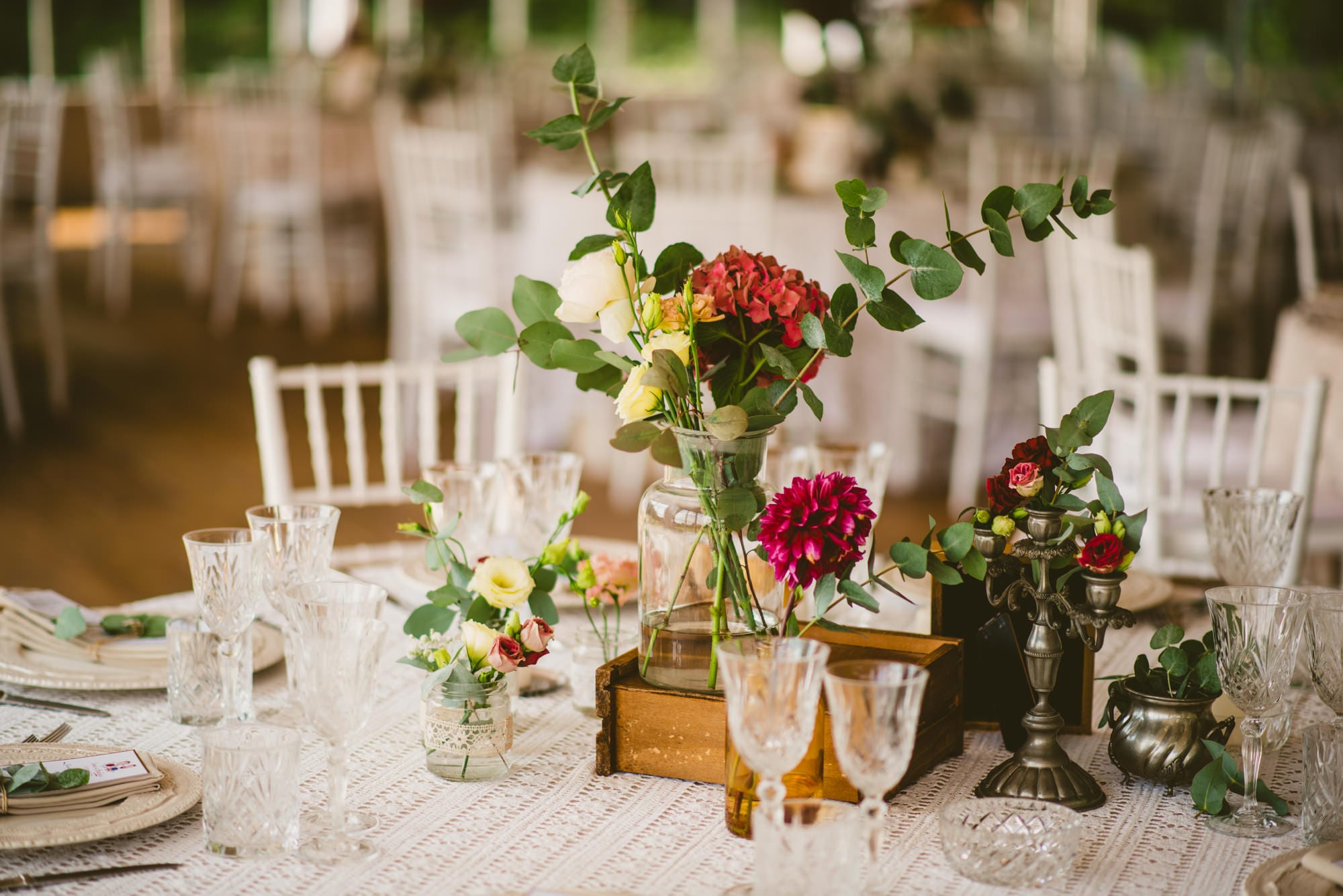 Raffinato Matrimonio Castello Cernusco Lombardone allestimenti centrotavola 