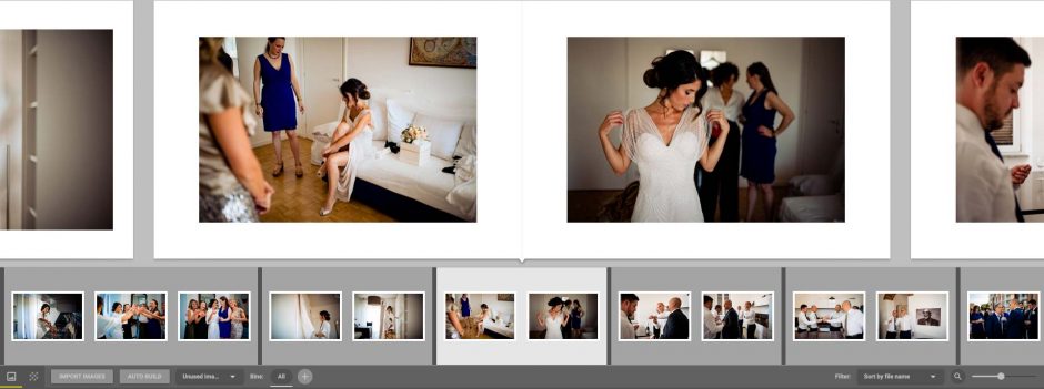 album di matrimonio esempio di impaginazione album online con servizio di cloudproofing smartalbum fotografo matrimonio lamperti varese saronno